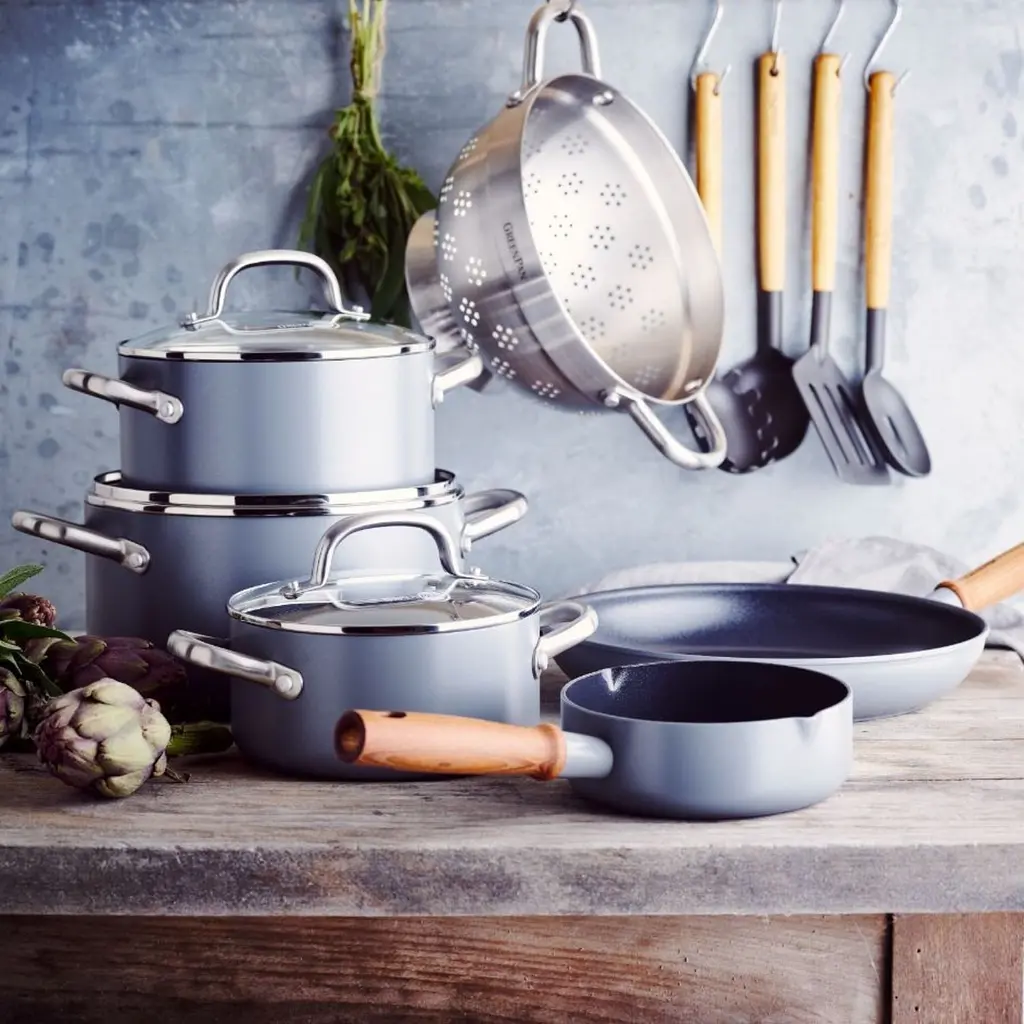 Набір ковшів GreenPan Mayflower Pro з кришками 3 предменти (CC005410-001) - фото 4