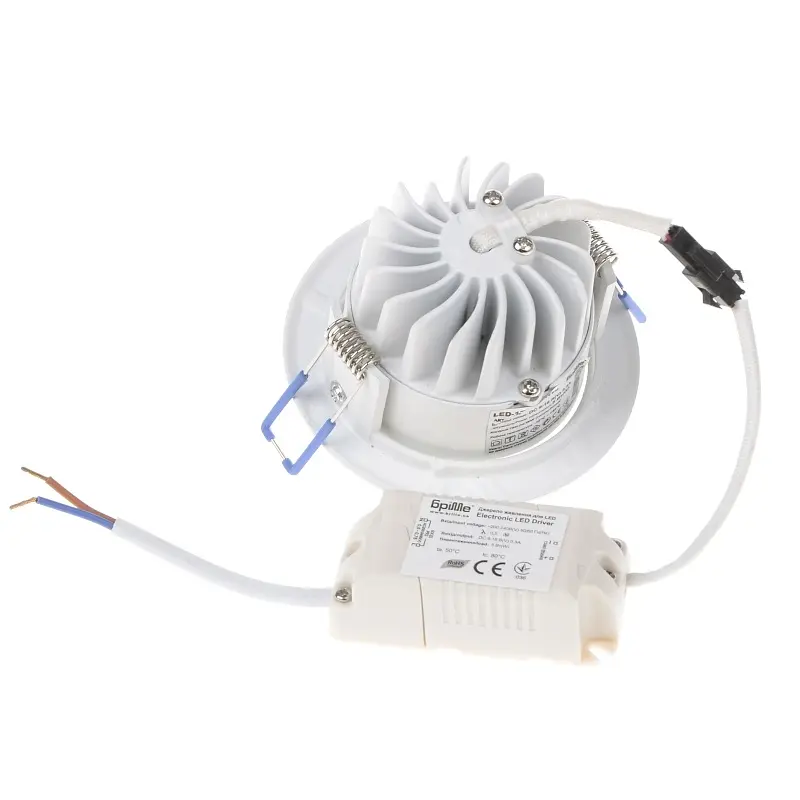 Світильник стельовий Brille LED врізний LED-170/5W WW WH 32-188 - фото 4
