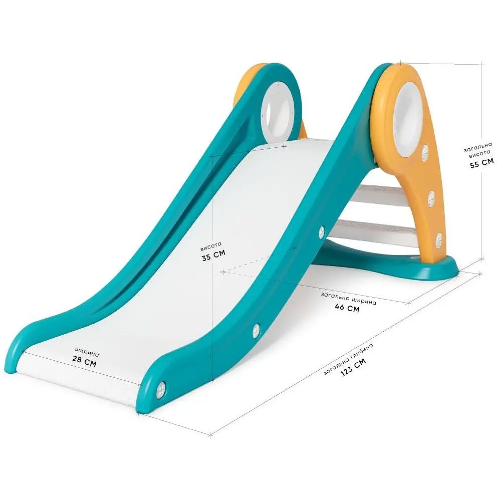 Гірка для дітей Mealux Triton Blue / Yellow (KD-B343 Blue / Yellow) - фото 2
