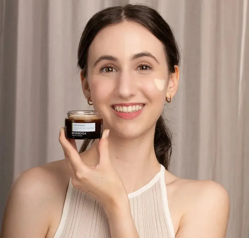 Органічний денний крем для обличчя Biodroga Keep me Safer SPF 15 50 мл - фото 3