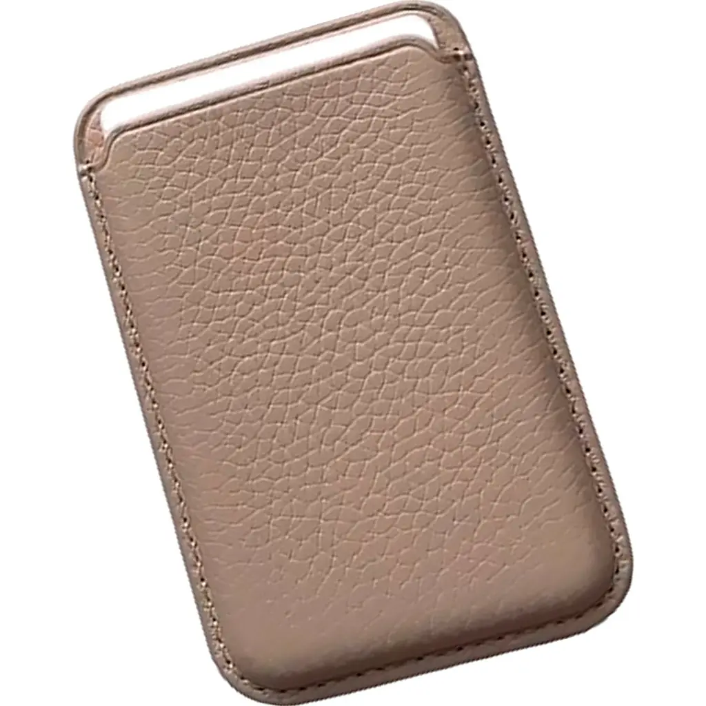 Кошелек iLera Apple NAPA Leather Wallet 1.0 with MagSafe Lady Beige (iLNPW10LB) [104103] - фото 3