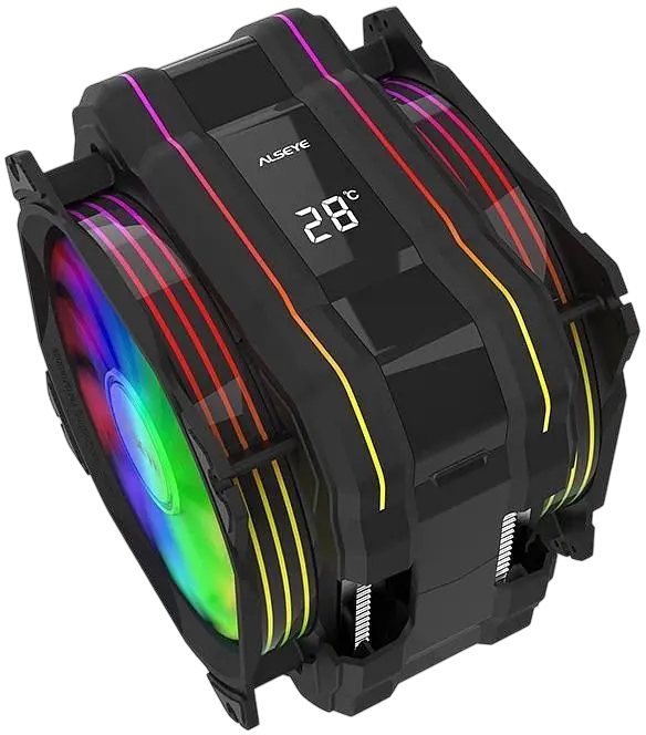 Повітряне охолодження Alseye M120D-B-Plus II ARGB Black (AS.01.01.0044) - фото 2
