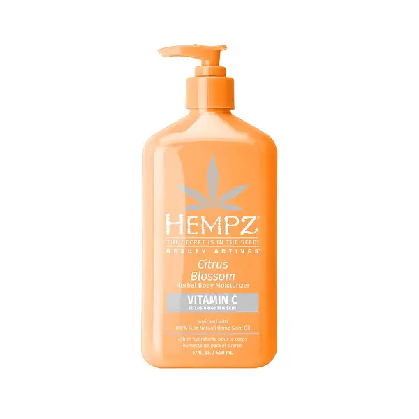 Молочко з вітаміном С "Квіти Цитрусу" Citrus Blossom Herbal Body Moisturizer with Brightening Vitamin C Hempz 500 ml