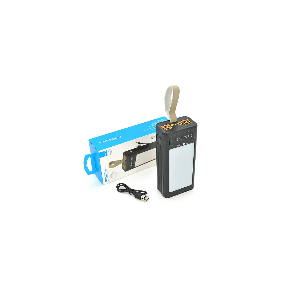 Батарея універсальна ACL 30000mAh, LIGHTER, Type-C + Lighting, Black (PW-85B) - фото 3