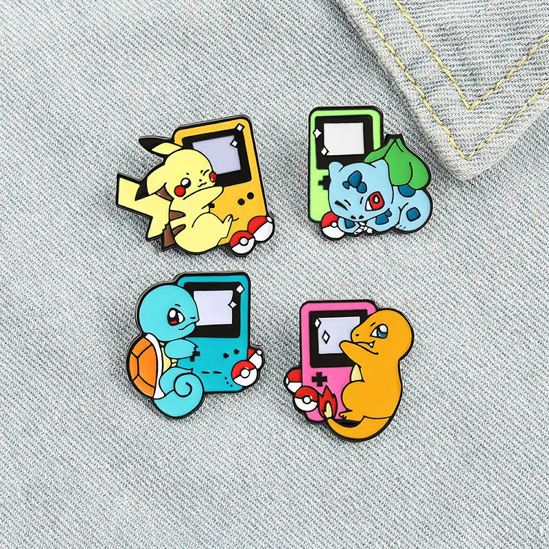 Значок Покемони Бульбазавр Pokemon Bulbasaur 3 см P PM B 01 - фото 2