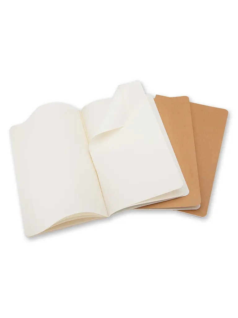 Записник Moleskine Cahier кишеньковий, Нелінований Беж (QP413) - фото 3