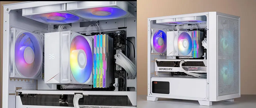 Кулер для процесора PcCooler RT500 Digital ARGB White (RT500 Digital ARGB WH) - фото 9