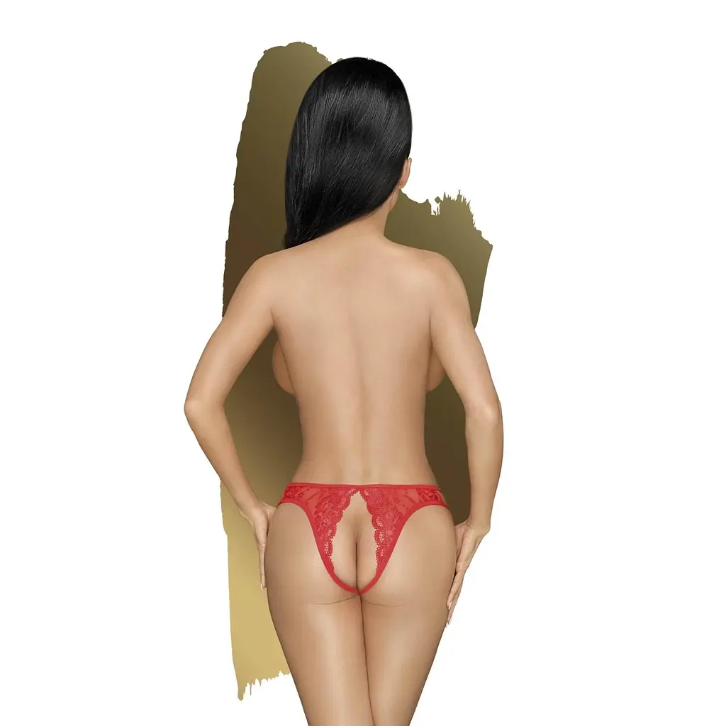Трусики Penthouse Lingerie Naughty Valentine S/M красный - фото 2