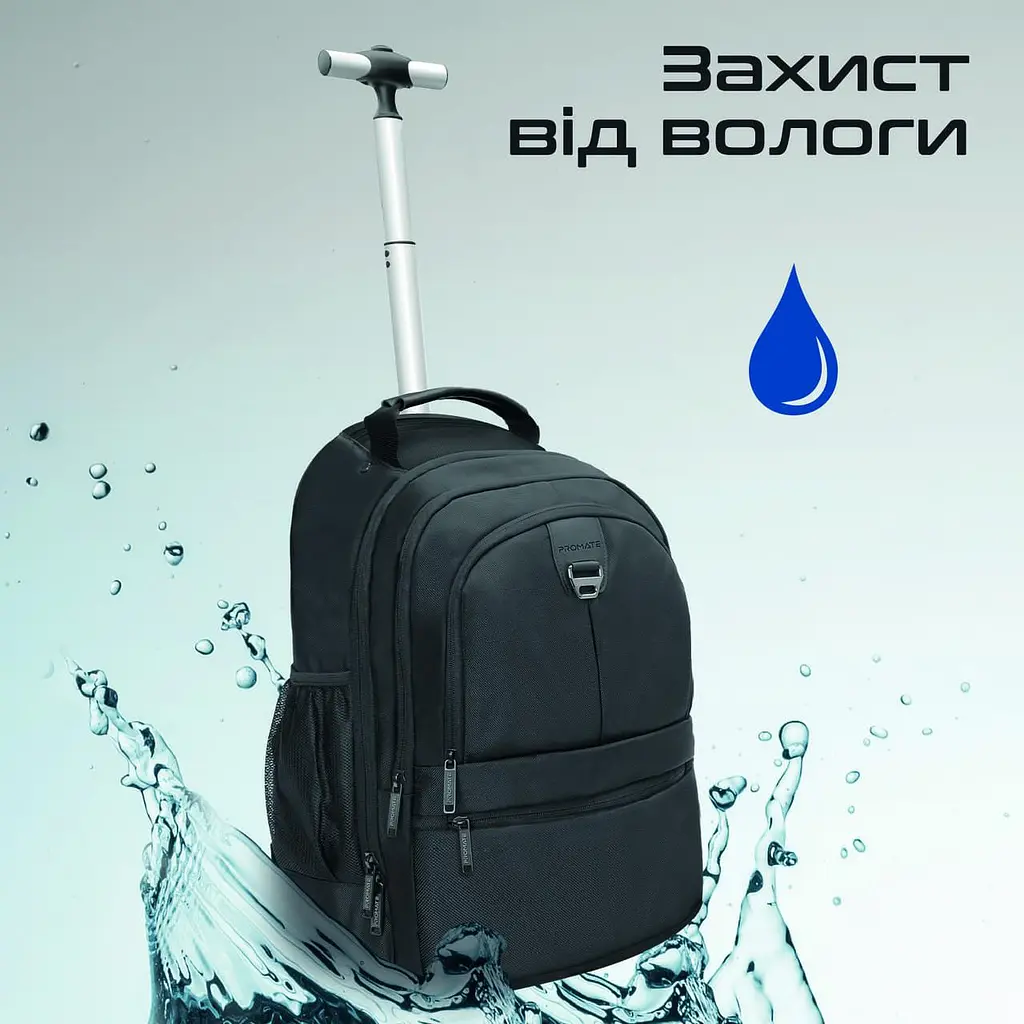 Рюкзак для ноутбука Promate 15.6 (compact-tr.black) - фото 5