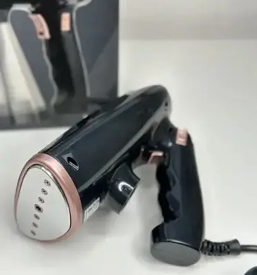 Вертикальний відпарювач RAF R1277 ручний парова праска для прасування одягу 1600 Вт Чорний - фото 6