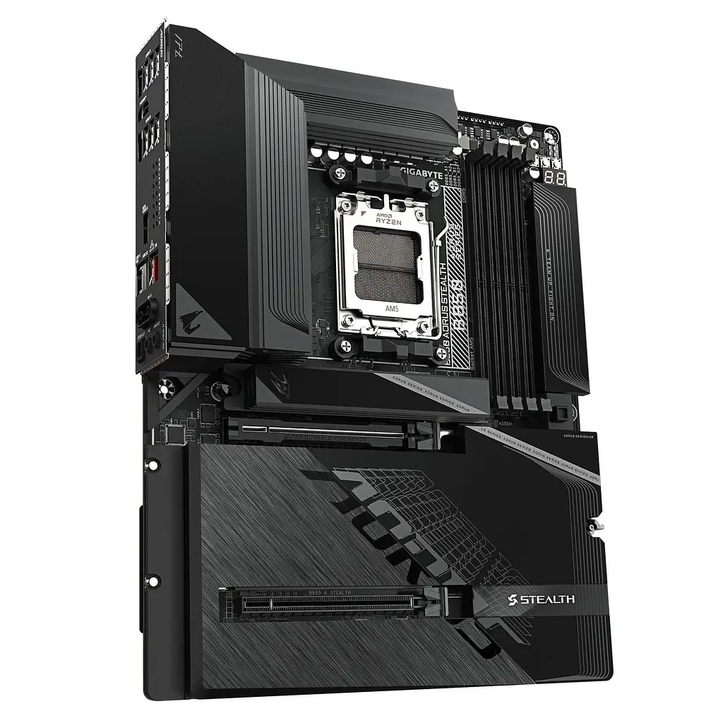 Материнська плата Gigabyte B850 AORUS STEALTH (B850 AORUS STEALTH) (Socket AM5, AMD B850, ATX) - фото 3