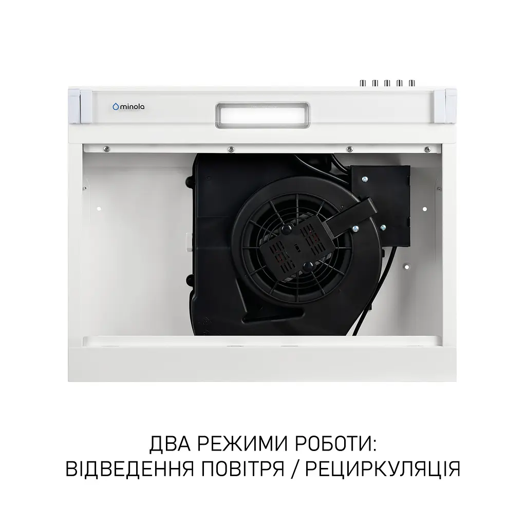 Витяжка плоска Minola HPL 622 WH - фото 7