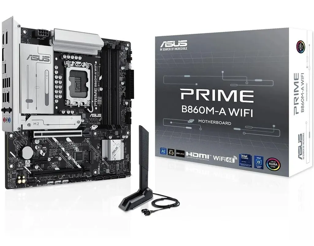 Материнська плата ASUS PRIME B860M-A WIFI (PRIME B860M-A WIFI) (Socket 1851, Intel B860, Micro-ATX) - фото 9