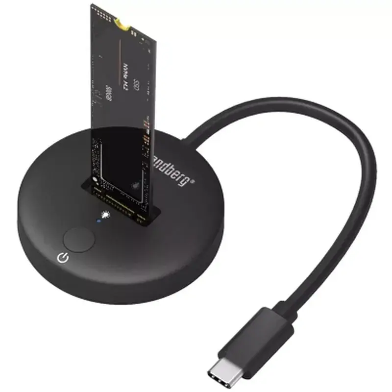 Док-станція для накопичувачів Sandberg USB3.2 Type-C toSSD M.2 NVMe M Key (136-47) - фото 2
