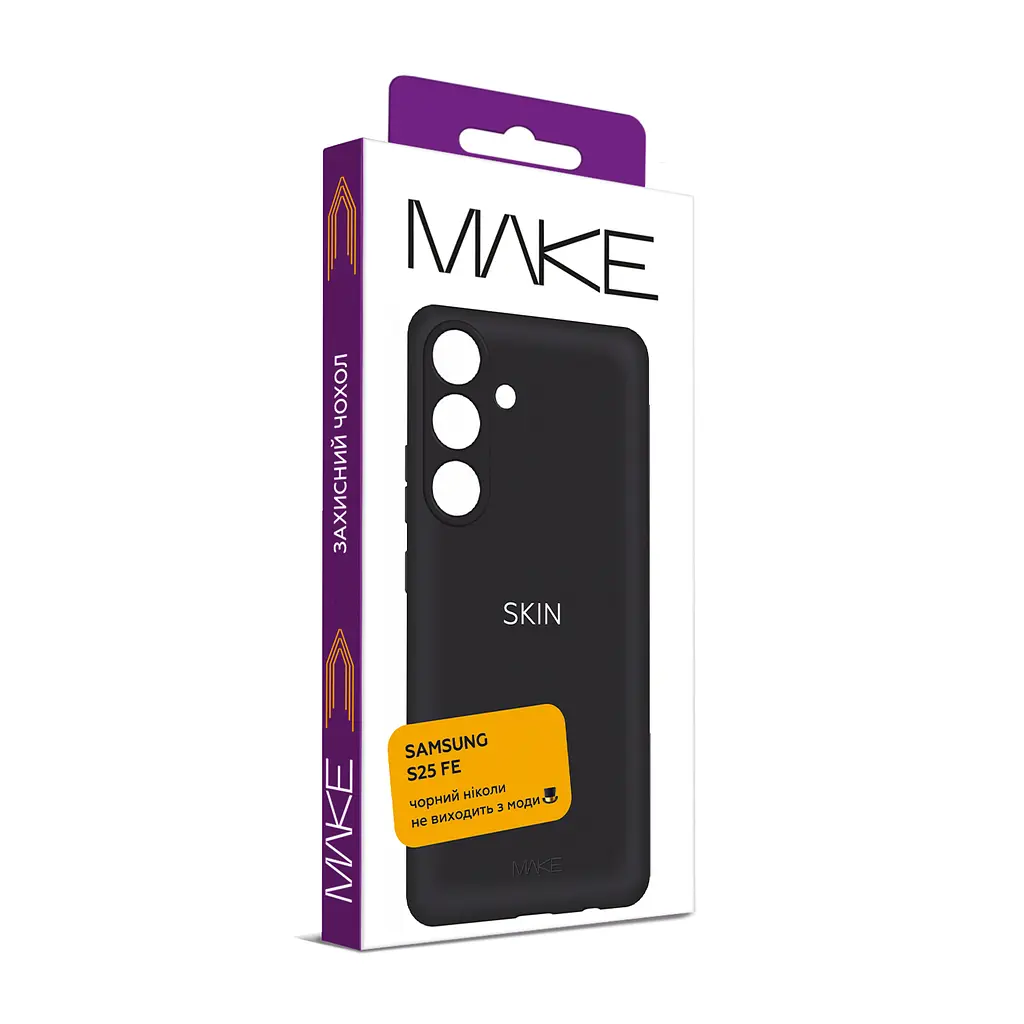 Чохол MAKE Samsung S25 FE Skin Black - фото 2
