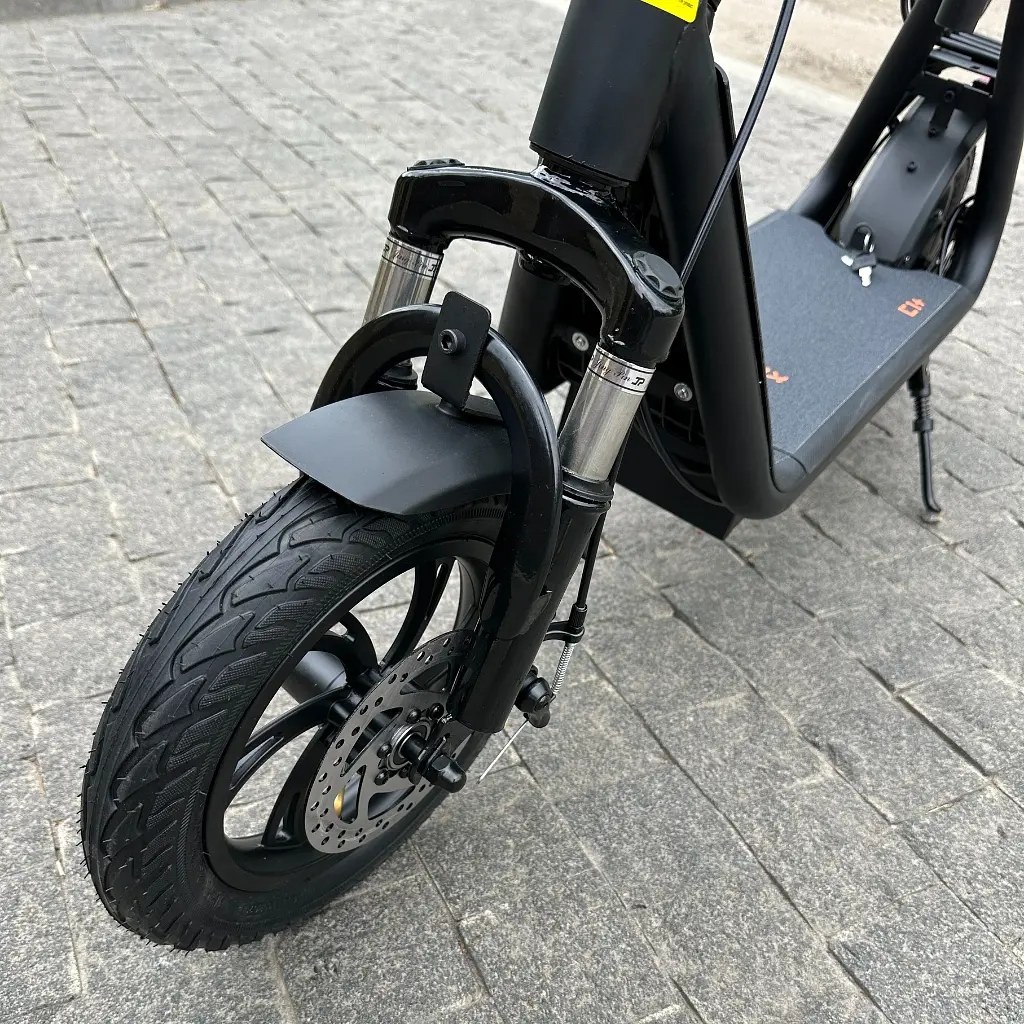 Электросамокат KUGOO Kirin C1+ Plus 18Ah 1000W черный, с усиленной корзинкой - фото 10