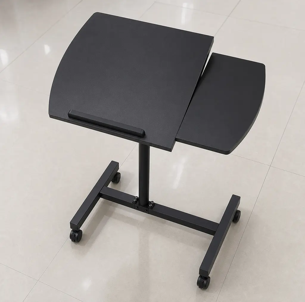 Столик для ноутбука з регулюванням нахилу та висоти 60-90см UFT T12 Black (UFTT12Black) - фото 2