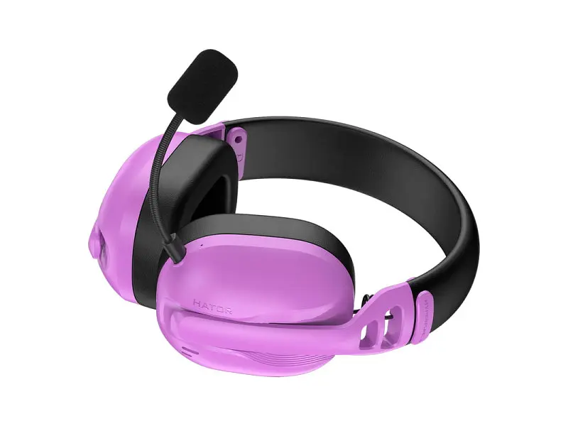 Навушники з мікрофоном Hator Hyperpunk 3 Wireless Cyber Violet (ESH19) - фото 8
