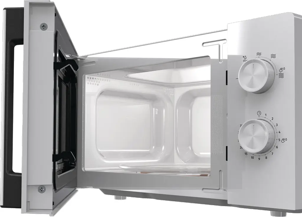 Мікрохвільова піч Gorenje 17л 700Вт дисплей білий - фото 5