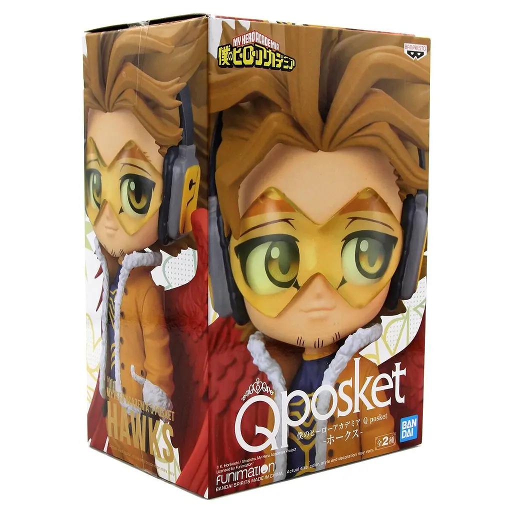 Фігурка Bandai Spirits Q posket Моя Геройська Академія Хокс My Hero Academy Hawks 14 см QP MHA H B - фото 3