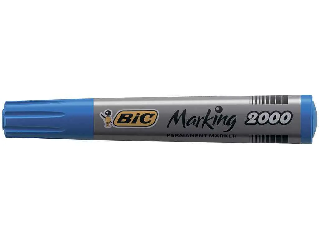 Маркер BIC перманентний, синій 12шт bc8209143