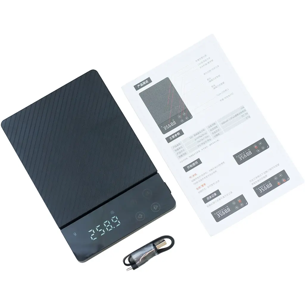 Ваги кухонні Duka ATuMan ES1 3kg Black [103830] - фото 4
