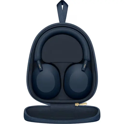 Наушники Sony Over-ear WH-1000XM5 BT 5.2 ANC Hi-Res AAC LDAC Wireless Mic Синий (WH1000XM5L.CE7) - фото 5