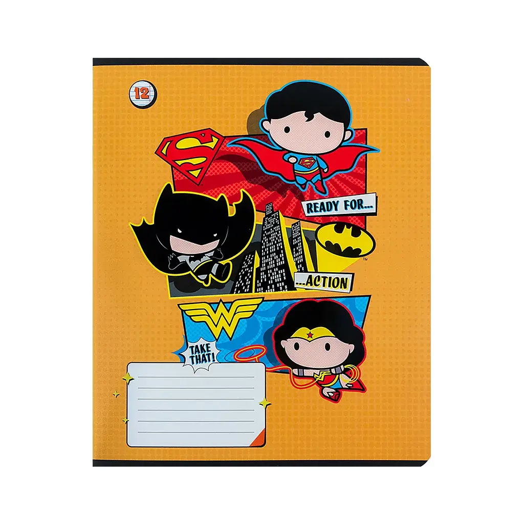 Зошит Kite DC Comics 12 аркушів, лінія (DC24-234) - фото 6