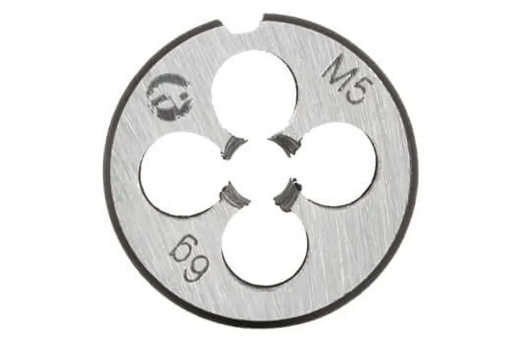 Плашка ручна кругла метрична Intertool M5 х 0.8 - фото 2