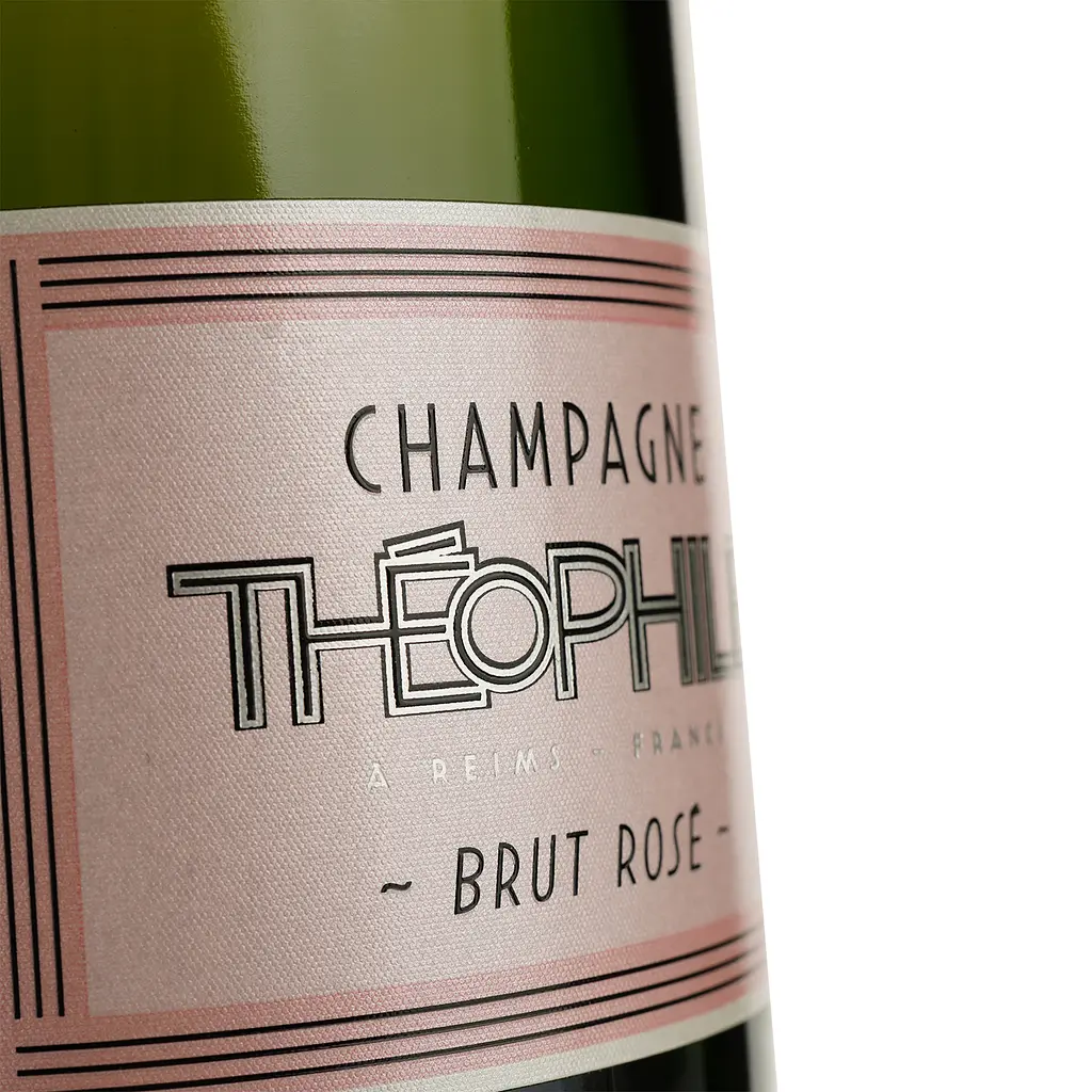 Шампанское Theophile Champagne Brut Rose, розовое, брют, 12%, 0,75 л (1003530) - фото 3