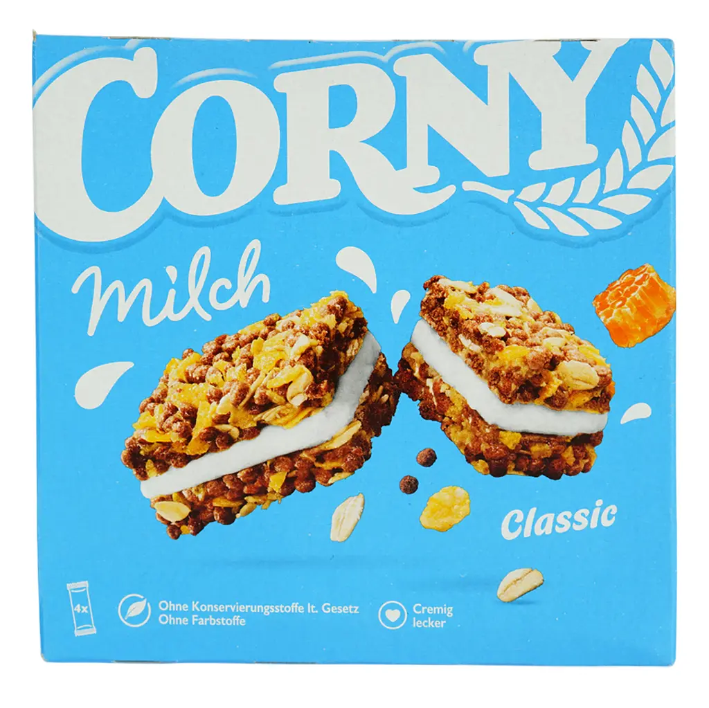Батончик Corny злаковый с молочно-кремовой начинкой 120 г - фото 2