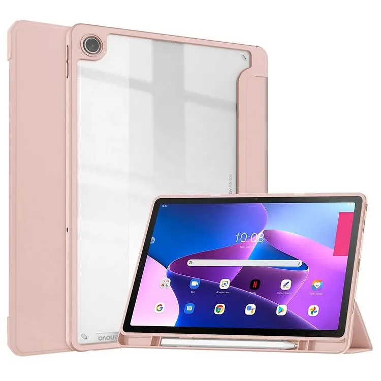Чохол-книжка BeCover Soft Edge з кріпленням для стілусу для Lenovo Tab M10 Plus TB-125F 3rd Gen /K10 Pro TB-226 10.61" Rose Gold (708369) - фото 2
