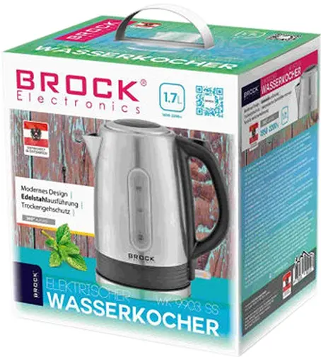 Електрочайник Brock WK 9903 SS 1,7 л сріблястий - фото 2