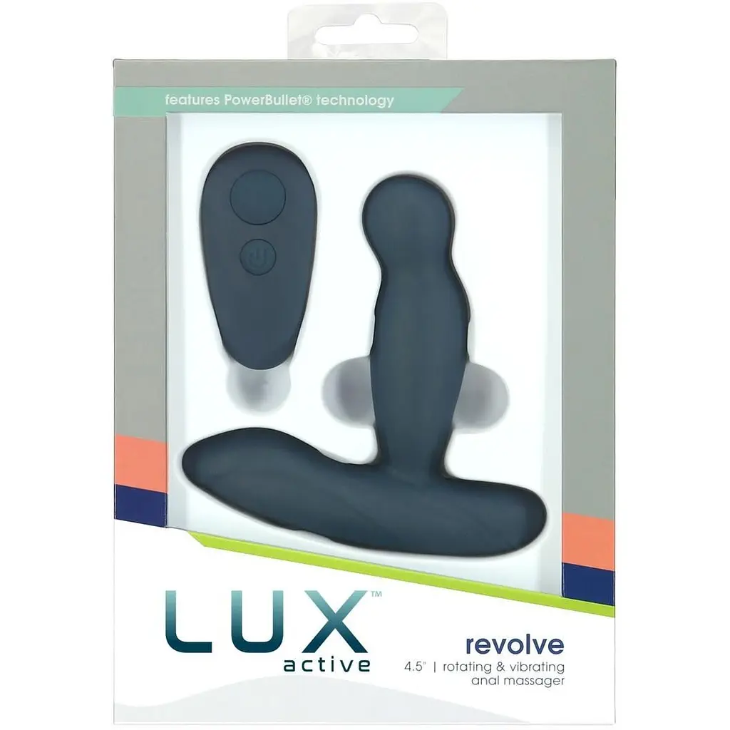 Масажер простати з ротацією і вібрацією Lux Active Revolve пульт ДК - фото 7