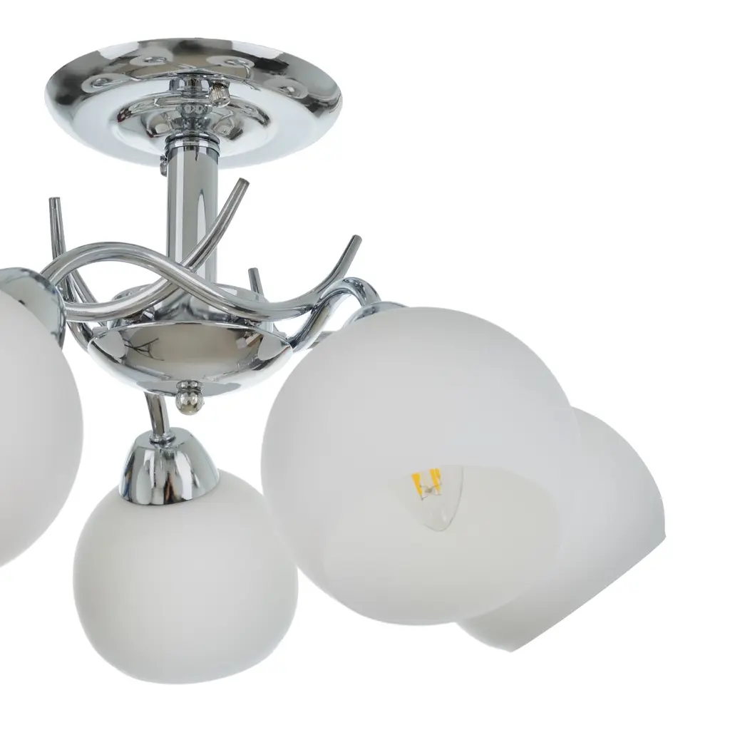 Люстра потолочная Brille классическая в зал E27 40W CH (LK-650C/5) - фото 5