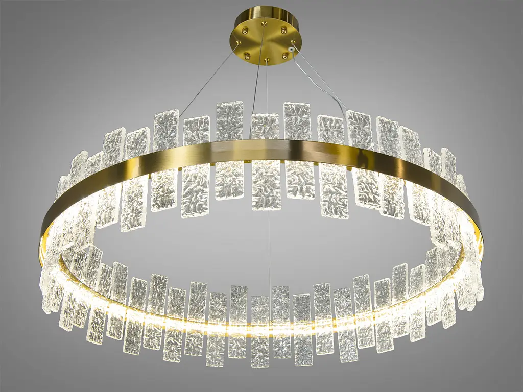 Люстра стельова LED LUXON Diasha 828/800BR, 90W, хром, 4950 лм, регульована висота, для кухні та інтер'єру - фото 3