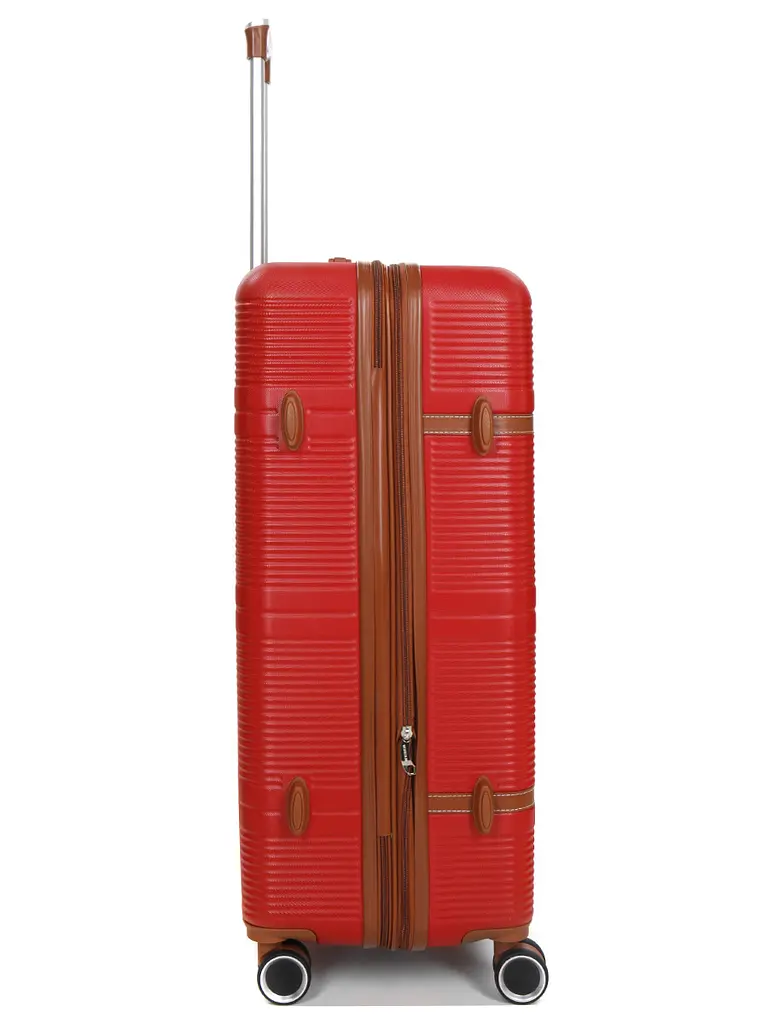 Валіза велика L ABS-пластик Worldline Airtex 629 76×52×30см 110л Червона - фото 8