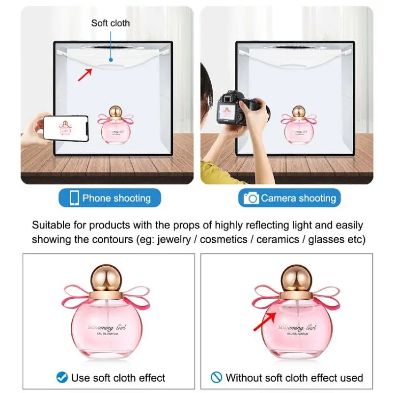 Фотобокс Puluz PU5032B LED 30 см [79360] - фото 6