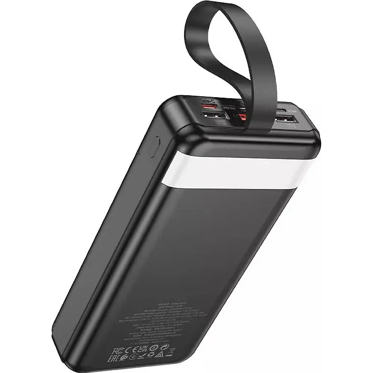 Зовнішній акумулятор Hoco Element J123B 30000mAh 22.5W Black [118246] - фото 4