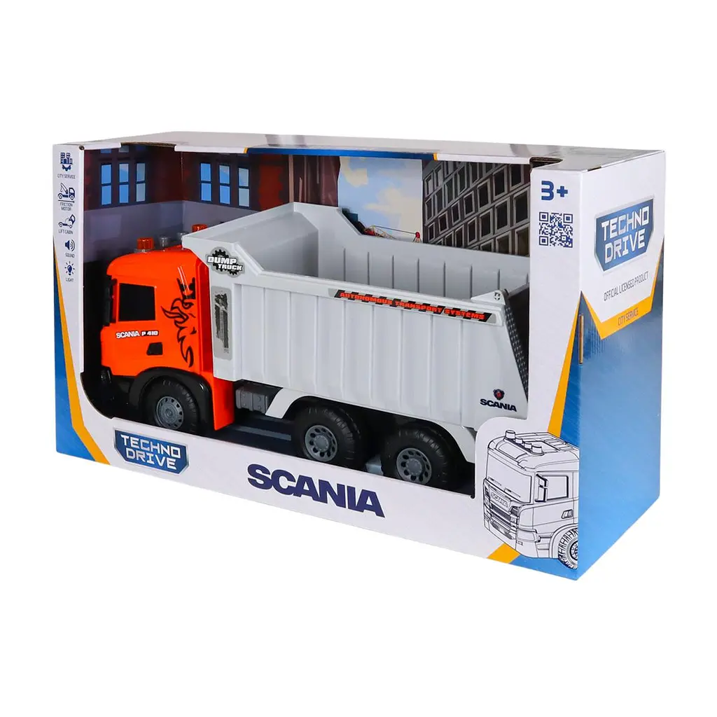 Автомодель серії "Super Big Truck" – САМОСКИД SCANIA (світло, звук) TechnoDrive 5002KS - фото 5