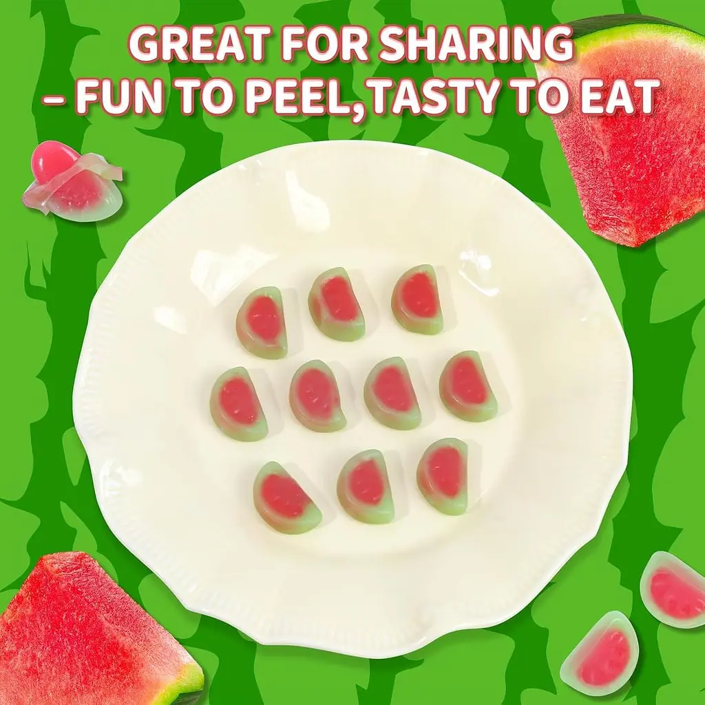 Желейні цукерки Amos Peelerz Peelable Watermelon Gummy Candy 170г - фото 7