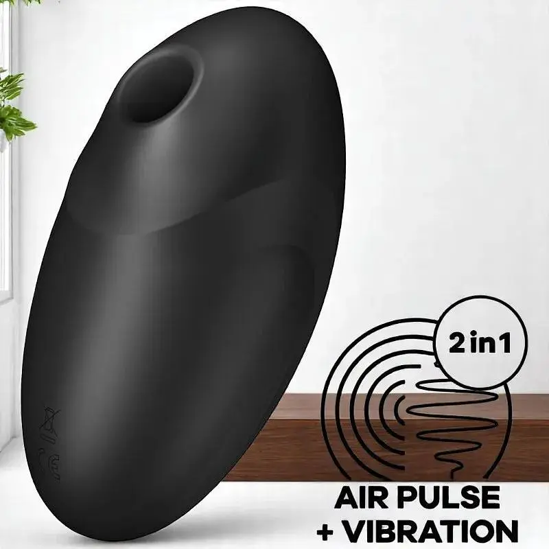 Вакуумний стимулятор Satisfyer Vulva Lover 3 Чорний - фото 2