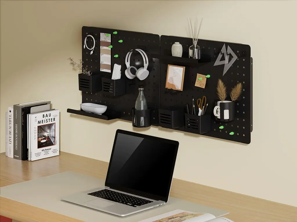 Настінна дошка-органайзер OfficePro WO910B Black - фото 2