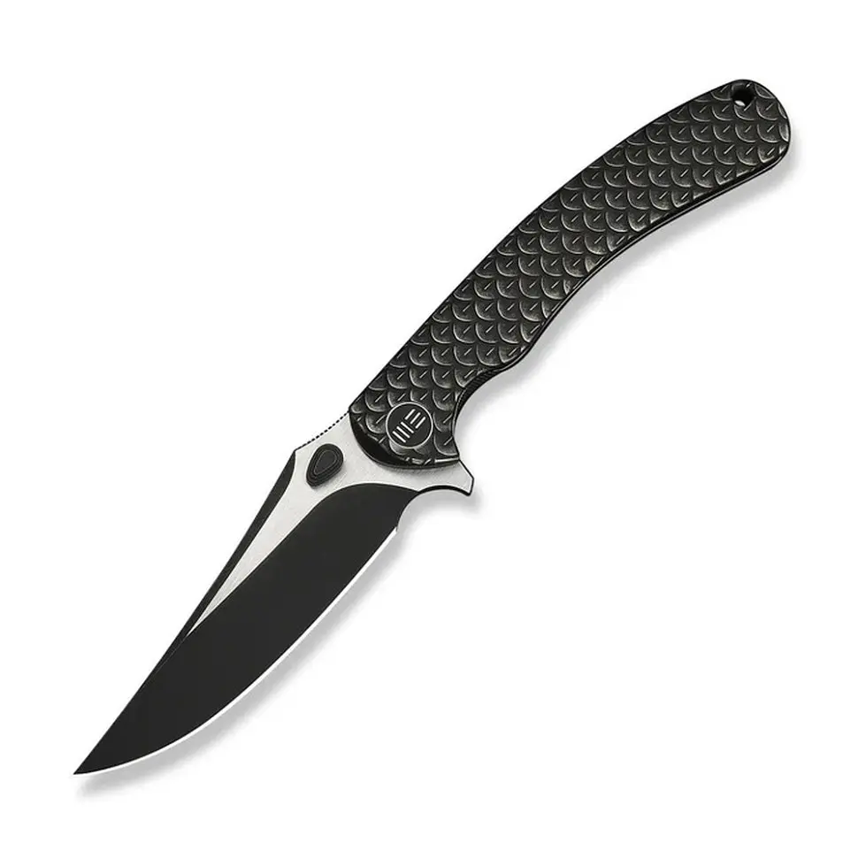 Ніж складаний туристичний Weknife Dracarys, (9.1 см) Böhler M390 / титан 6AL4V чорний