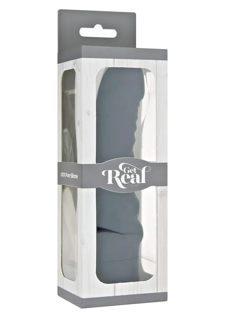 Вібратор Get Real Mini Classic G-spot 18.2 см (чорний) - фото 7