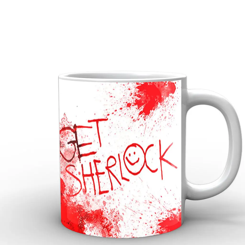 Кухоль GeekLand Шерлок Холмс Sherlock GET SHERLOCK SH.002.04 330 мл білий - фото 3