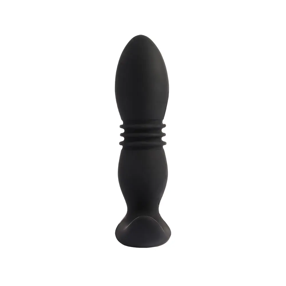 Анальна пробка з вібрацією Beast In Black Pinpoint Probe, 13х3.7 см - фото 5