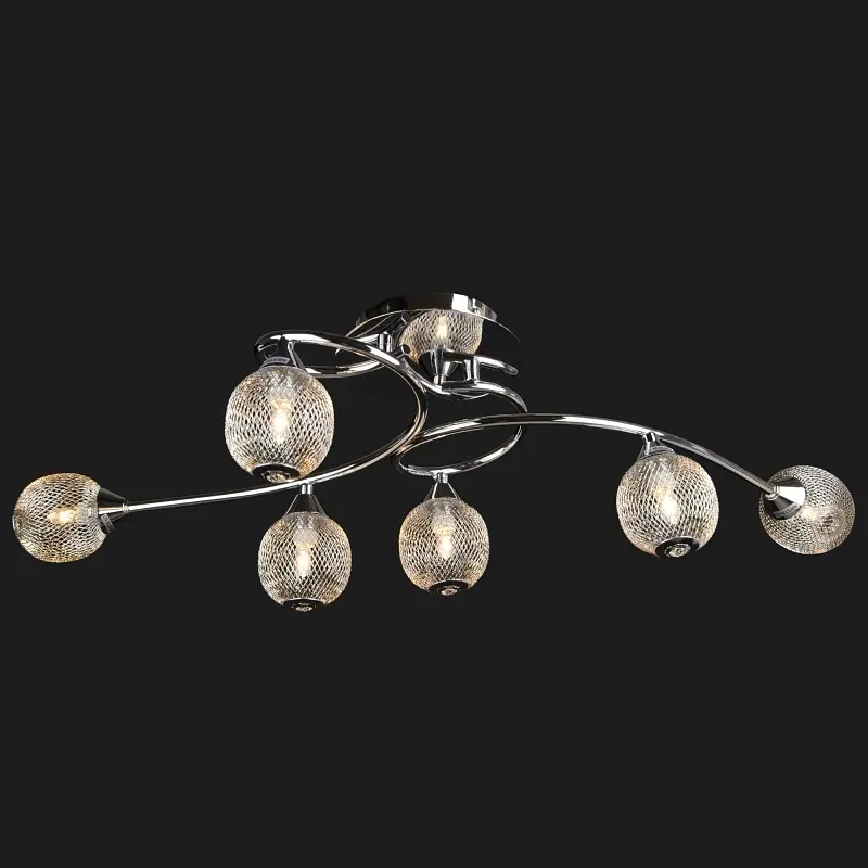 Люстра Brille потолочная молекула G9 40W CH (BR-01363S/6) - фото 4