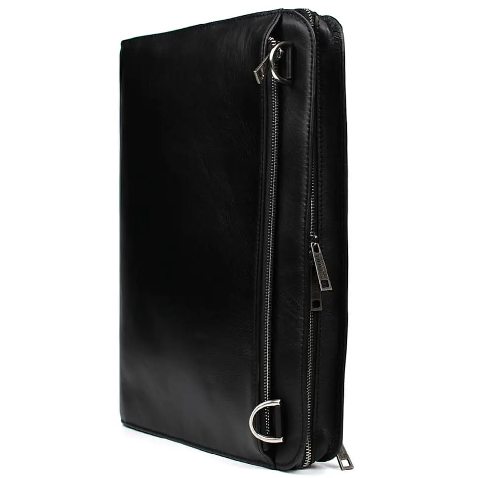 Папка A4 шкіряна з наплечним ременем для документів TARWA 38х30х5 см sum0028494 - фото 6