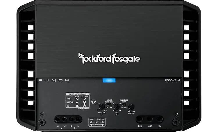 Одноканальний підсилювач Rockford Fosgate Punch P500X1BD - фото 4